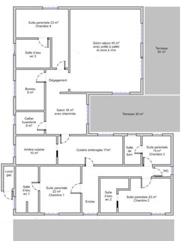 Maison Sainte Eulalie 9 pièce(s) 200 m2