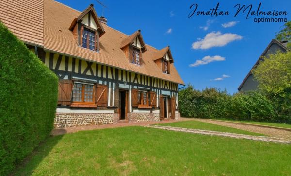 🏡 Charmante maison normande – 4 pièces – 102 m² – Terrain 1 224 m² – Proche Breteuil (3 km)
