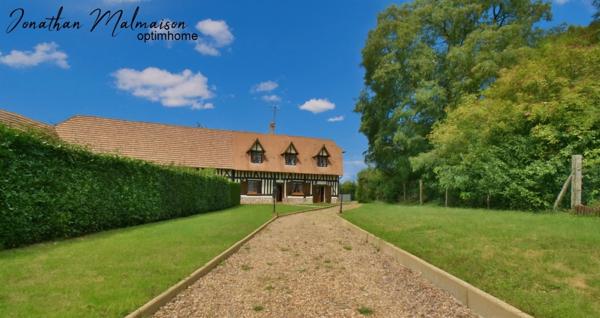 🏡 Charmante maison normande – 4 pièces – 102 m² – Terrain 1 224 m² – Proche Breteuil (3 km)