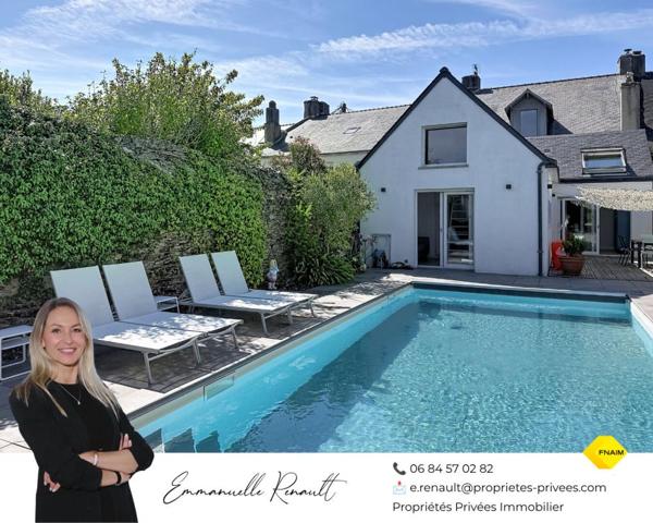 Sarzeau centre · Propriété de caractère, jardin clos et piscine