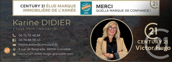 Appartement à vendre  4 pièces - 88 m2 EYBENS - 38