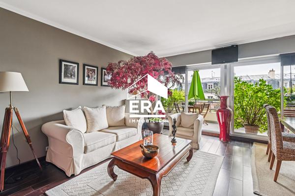 COURBEVOIE/BECON - Charmant 2 pièces de 48m2 avec sa Terrasse de 10m2 Vue Seine