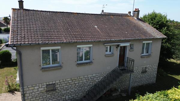 Maison sur sous-sol complet, 4 chambres possibles et jardin sans vis-à-vis