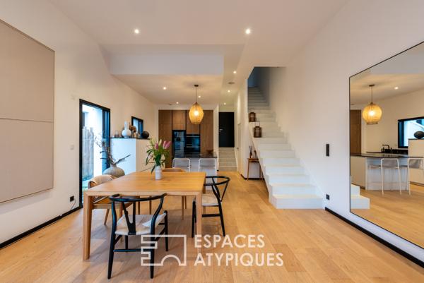 Maison d’architecte esprit Loft et sa piscine, au coeur de Cesson-Sévigné