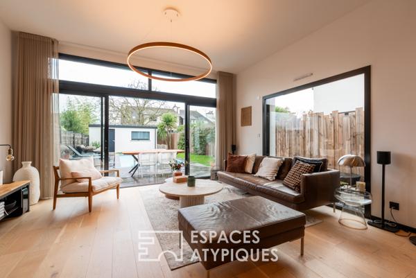 Maison d’architecte esprit Loft et sa piscine, au coeur de Cesson-Sévigné