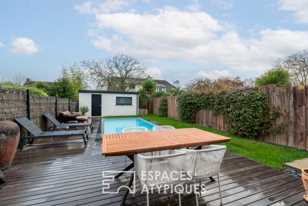 Maison d’architecte esprit Loft et sa piscine, au coeur de Cesson-Sévigné