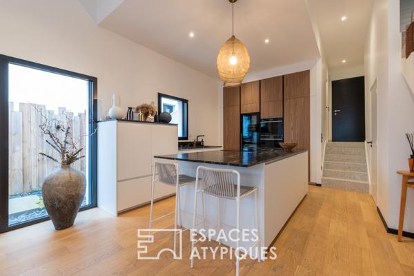 Maison d’architecte esprit Loft et sa piscine, au coeur de Cesson-Sévigné