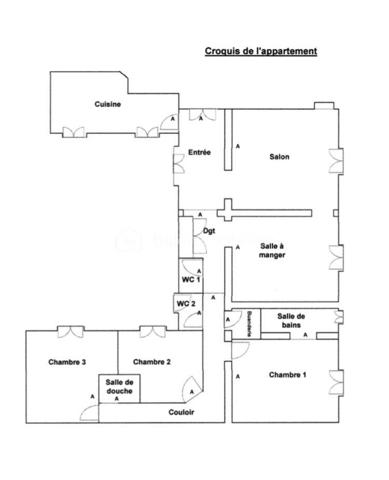 Appartement de 126 m²