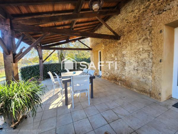 Maison de village avec 2 chambres, grande pièce a vivre et dépendances sur un terrain d'environ 3000m2