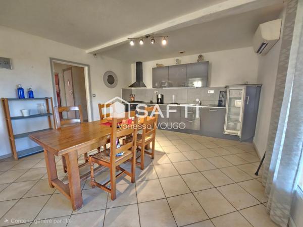 Maison de village avec 2 chambres, grande pièce a vivre et dépendances sur un terrain d'environ 3000m2