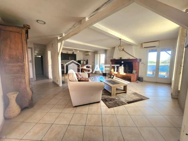 Maison de village avec 2 chambres, grande pièce a vivre et dépendances sur un terrain d'environ 3000m2