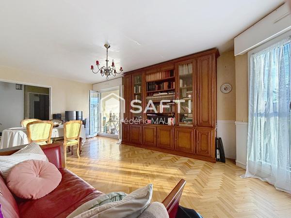 T3 de 75m2 avec balcon, cave et parking