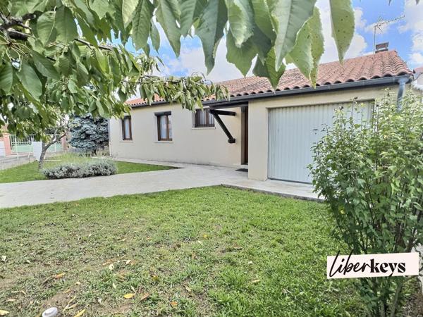 Maison T4 plain-pied garage jardin 
