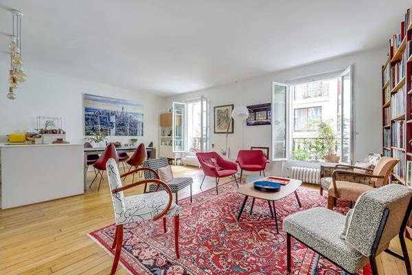 Coup de coeur ? Appartement familial 120m² traversant, 5/6 pièces ? Rue Legendre