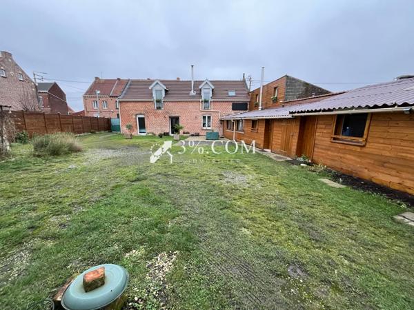 ENSEMBLE IMMOBILIER COMPOSE DE 2 MAISONS SEMI PLAIN PIED ET 2 TERRAINS CONSTRUCTIBLES Wahagnies (59261)