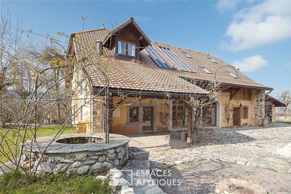 Charmant corps de ferme rénové à la campagne