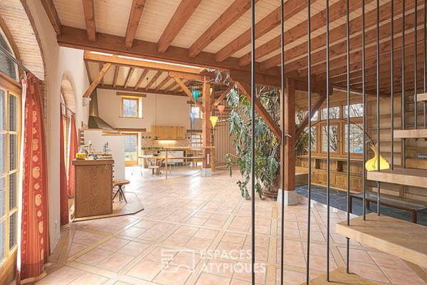 Charmant corps de ferme rénové à la campagne