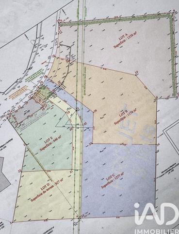 Terrain à vendre 1 279 m² Denguin