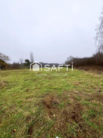 Terrain borné et viabilisé  de 2 hectares129 .