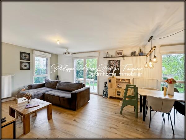 A vendre📍 Beau T3 lumineux avec jardin privatif et parkings – Résidence 2023 à MONS EN BAROEUL (59370)