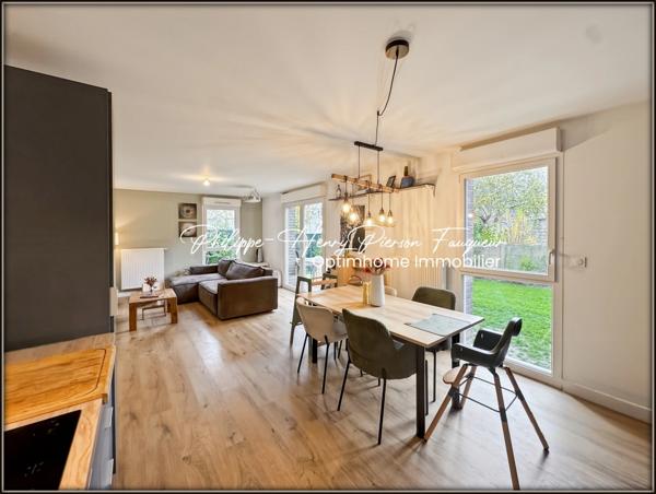 A vendre📍 Beau T3 lumineux avec jardin privatif et parkings – Résidence 2023 à MONS EN BAROEUL (59370)