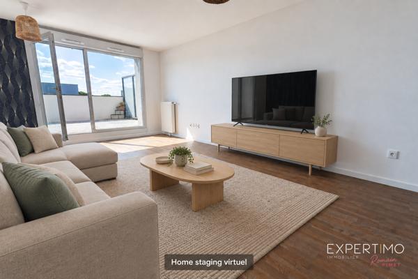 APPARTEMENT 4 PIÈCES AU DERNIER ÉTAGE – GRANDE TERRASSE – 3 CHAMBRES – 2 PARKINGS