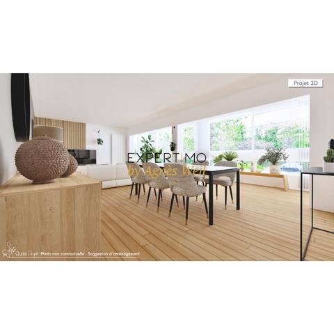 RUEIL-MALMAISON - BUZENVAL - APPARTEMENT FAMILIAL 6 PIÈCES TRÈS LUMINEUX AVEC GRANDES BAIES VITRÉES