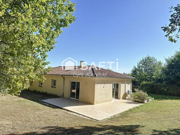 Maison trois chambres sur jolie parcelle de 4000 m²