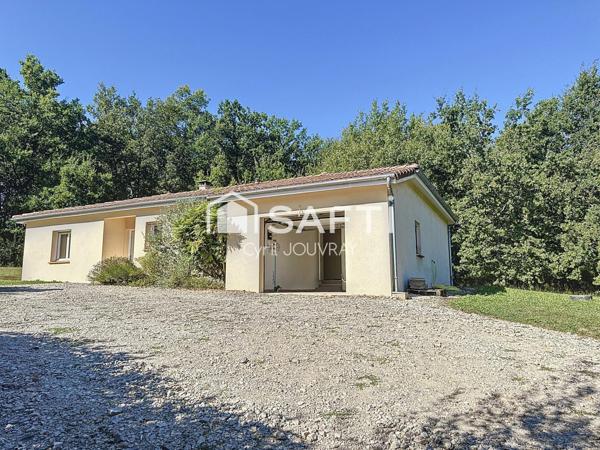 Maison trois chambres sur jolie parcelle de 4000 m²