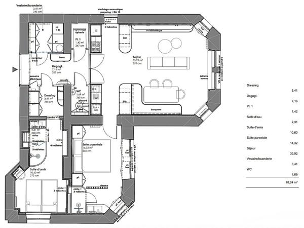 Appartement entièrement rénové en première ligne, vue Océan, BIARRITZ