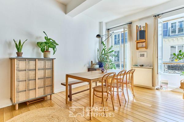Lumineux appartement rénové par architecte – Quartier Sentier