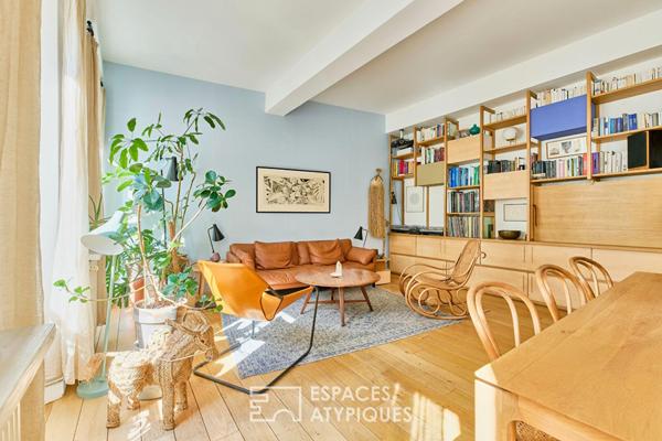 Lumineux appartement rénové par architecte – Quartier Sentier
