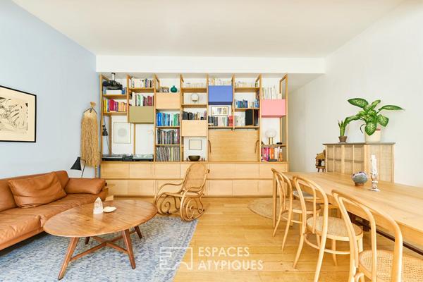 Lumineux appartement rénové par architecte – Quartier Sentier