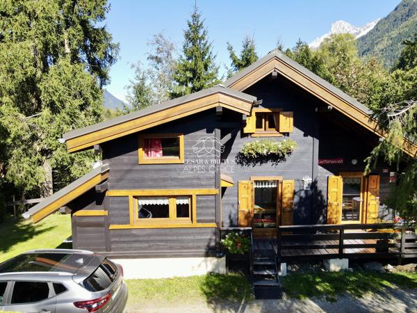Chamonix-Mont-Blanc – Chalet 3 pièces, 2 chambres – 61 m² – Terrain de 1140 m² – Terrasse, caves et grenier
