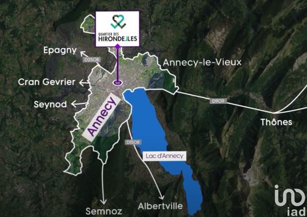 Appartement à vendre 4 pièces 83 m² Annecy