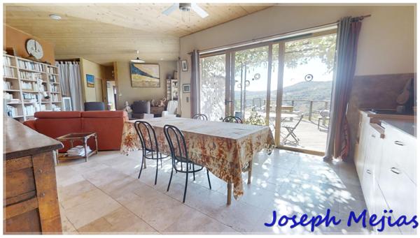 Saint-Étienne-de-Serre (07190) Saint Etienne de Serres, Maison bioclimatique 144 m², 4 chambres, terrain 700 m²