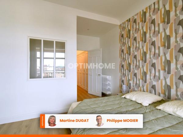 Magnifique appartement de 97 m² avec ascenseur, au 5ème étage d'un ancien hôtel de luxe avec gardien, triangle d'or à VICHY