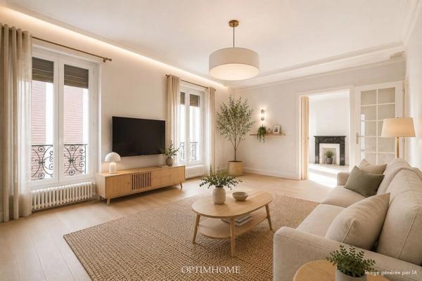 Appartement traversant de 3 pièces / 60.26 m² - SAINT MANDE (94) proche Bois de Vincennes - Fort potentiel - A rénover