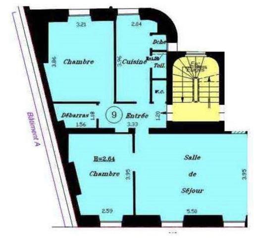 Appartement traversant de 3 pièces / 60.26 m² - SAINT MANDE (94) proche Bois de Vincennes - Fort potentiel - A rénover