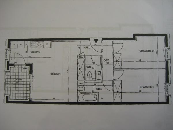 Appartement · Location Lyon (69002) 3 pièces · 62m²