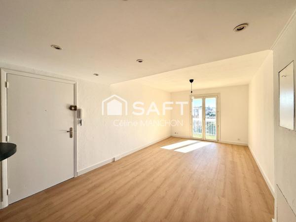 T3 traversant de 68 m2 - Balcons - Garage et cave