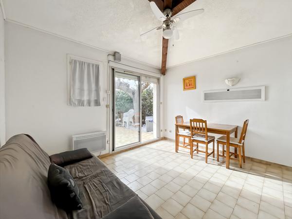 Pavillon Sausset Les Pins 1 pièce(s) 23.39 m2 - terrasse de 15m2 vue mer