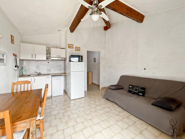 Pavillon Sausset Les Pins 1 pièce(s) 23.39 m2 - terrasse de 15m2 vue mer