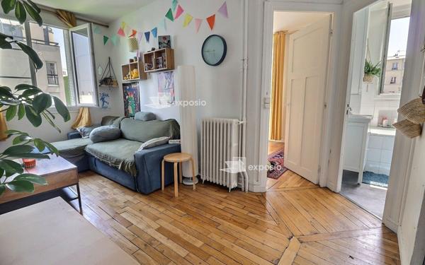 Appartement à vendre    2 pièces • 34 m2 Paris 19