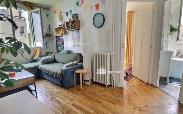 Appartement à vendre    2 pièces • 34 m2 Paris 19