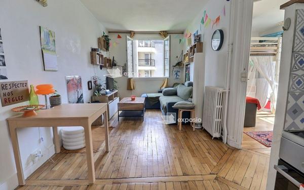 Appartement à vendre    2 pièces • 34 m2 Paris 19