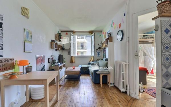 Appartement à vendre    2 pièces • 34 m2 Paris 19