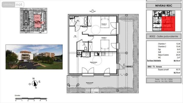 Appartement à vendre à Mont-de-Marsan dans les Landes (40000), ref : 1005652