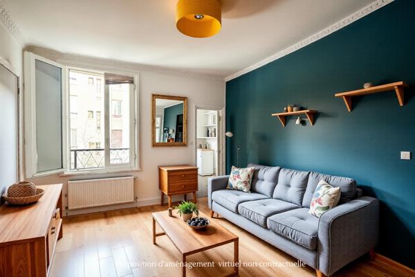 Appartement 2 pièces - 37 m² Exclusivité efficity
