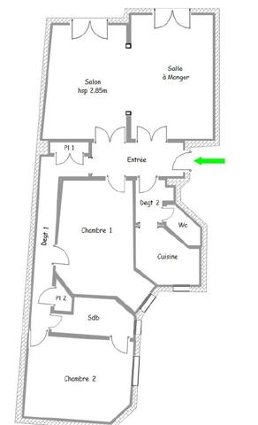 Appartement à vendre 4 pièces 86 m² Paris 15